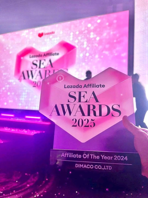 Cúp Affiliate of the Year 2024 của DIMACO