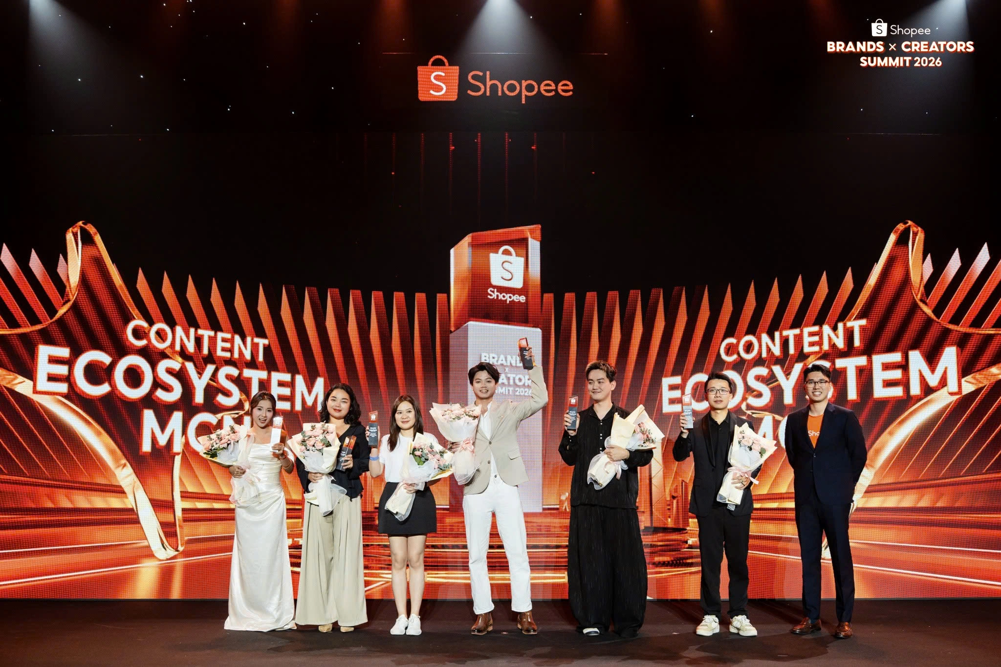 DIMACO nhận giải Content Ecosystem MCN tại Shopee Brands × Creators Summit 2026