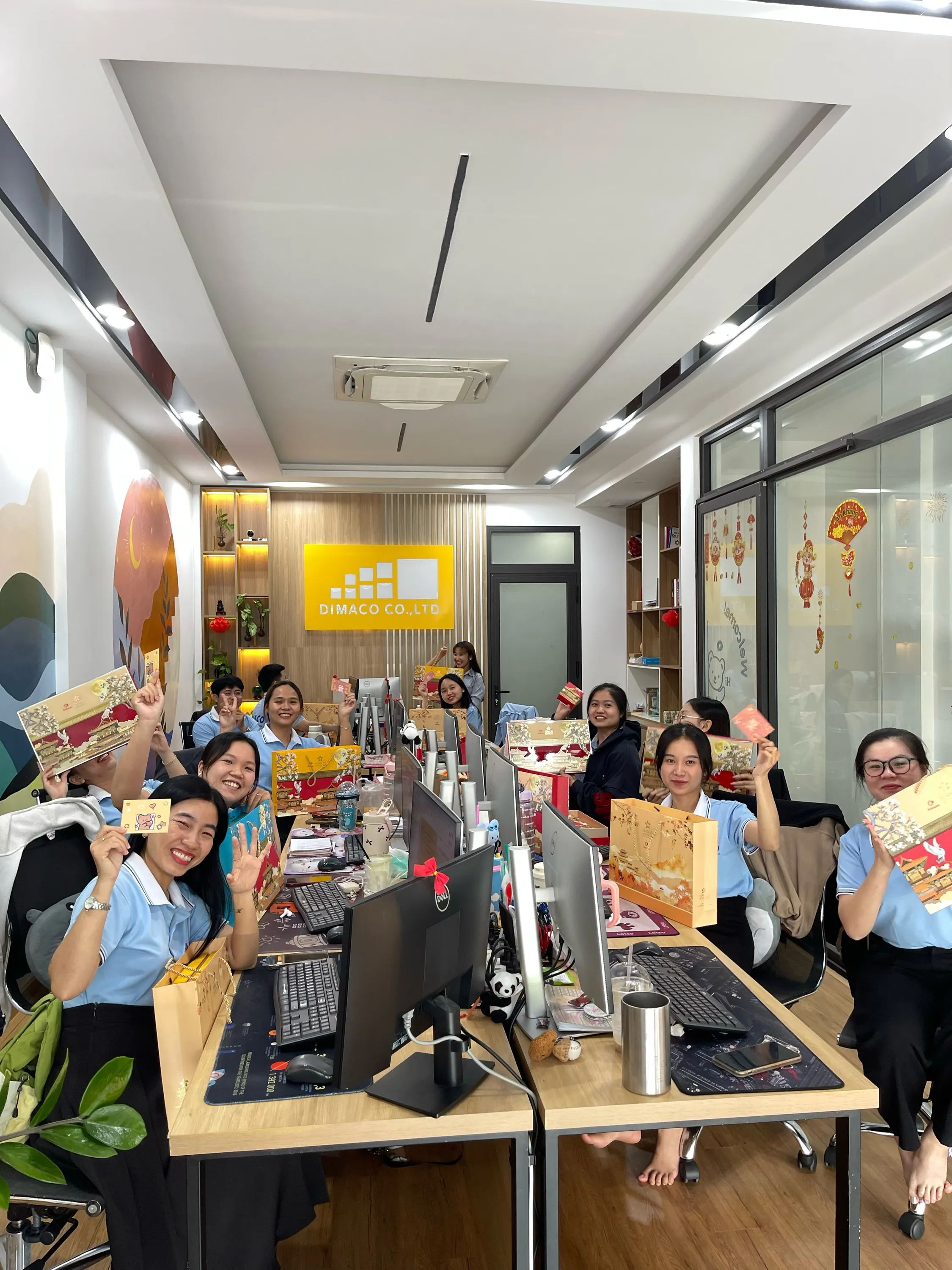 Không gian làm việc tại văn phòng DIMACO